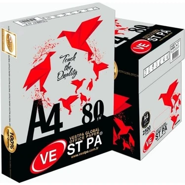 Vestpa A4 Fotokopi Kağıdı 80 gr