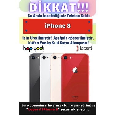 Lopard Apple Iphone 8 Uyumlu Kilif Blox 25 Antisok Kapak N Fiyati