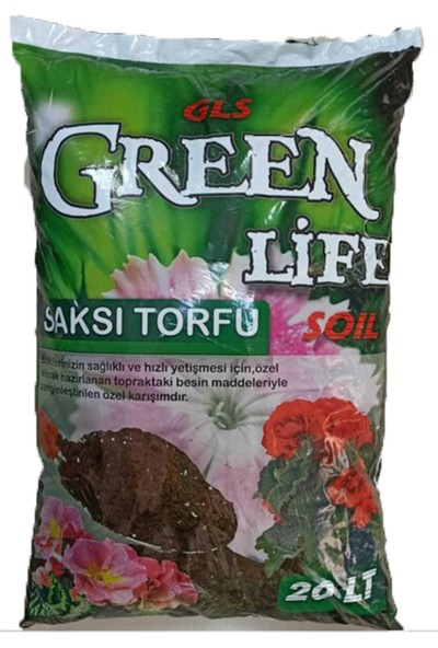 Green Life Bitki Toprağı Çiçek Toprağı Torf 20 lt
