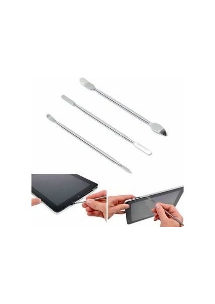 Notebook Pc Ekranı ve Tablet Açma Seti 3 Parça Metal