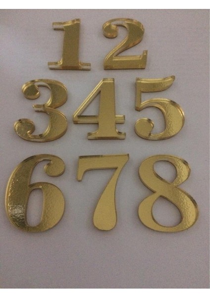 5 cm Altın Sarı NO:12345678