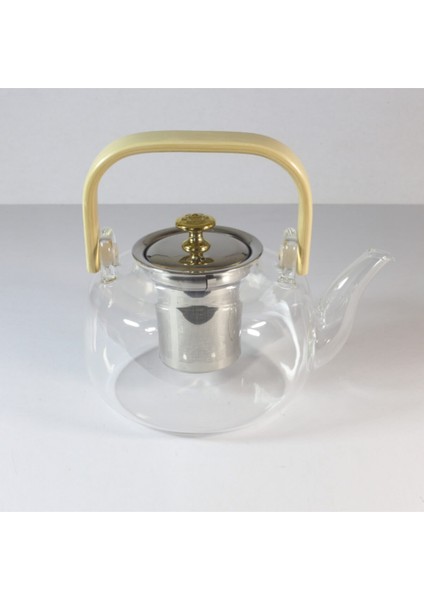 Teapot 800Ml Süzgeçli Cam Demlik Yk1045