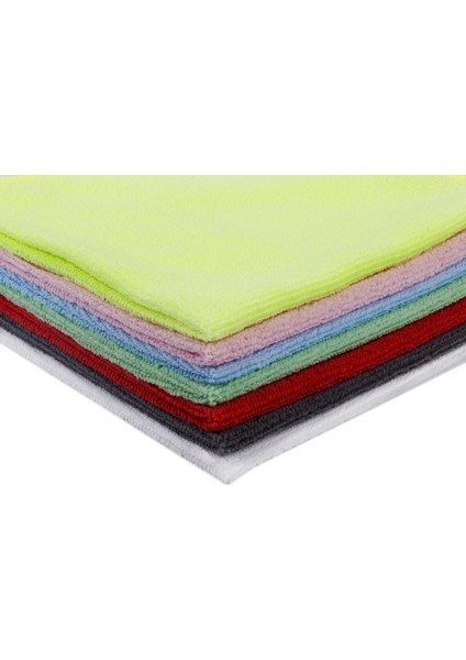 Mikrofiber Kalın Dokulu Genel Temizlik Bezi 40X40CM Sarı 5'li fiyatları