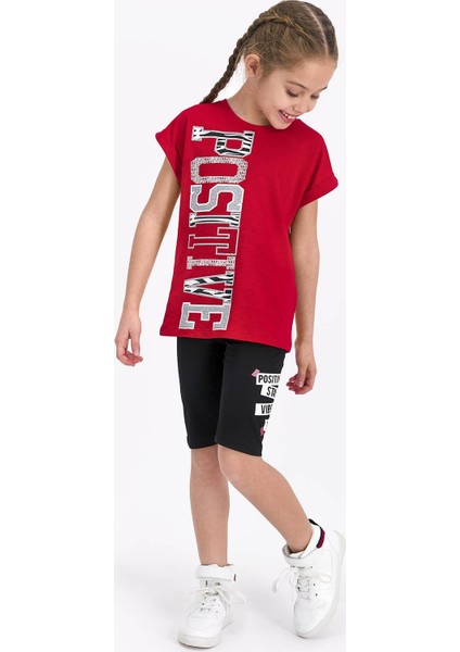 Roly Poly Kız Çocuk Bermuda Tayt Takım RP2483-2 21Y