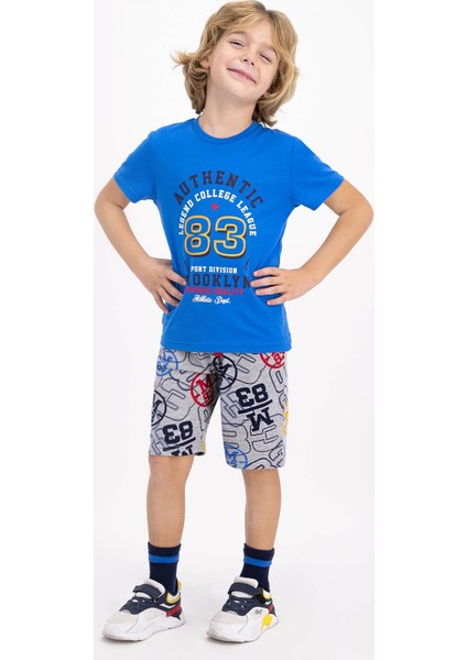 Roly Poly Erkek Çocuk Bermuda Takım RP2369-G 21Y