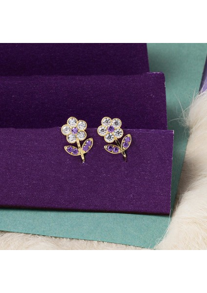 Papatya 14 Ayar Altın Çocuk Küpesi fırsatları