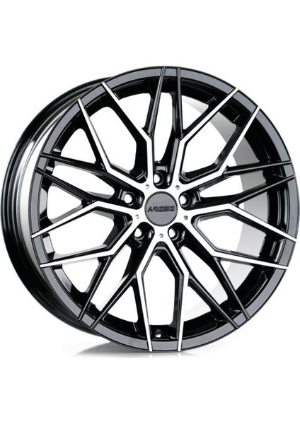 Arc-19141-03 8.5x19" 5x112 Et35 73.1 Black Diamond Valencia 19 Inç Jant Modeli (4 Adet)