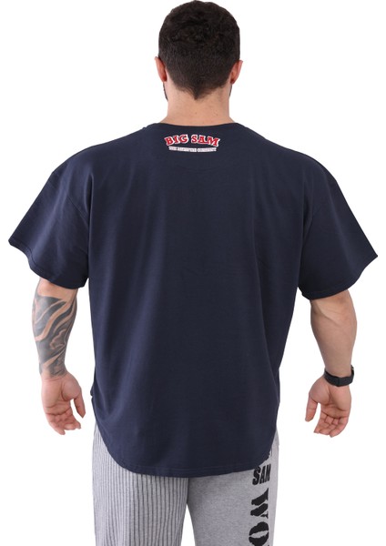 Oversize Pamuklu Geniş Kesim T-Shirt Big Sam 3111