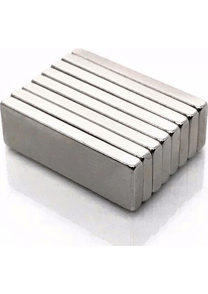 Neodyum Mıknatıs 5'li 30 x 10 x 3 mm Güçlü Magnet