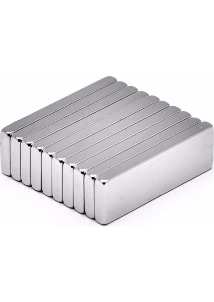 Neodyum Mıknatıs 5'li 30 x 10 x 3 mm Güçlü Magnet