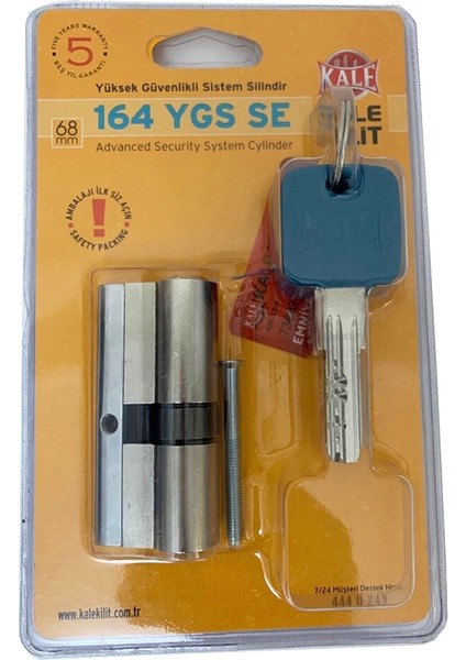 Kale 164 Ygsse 68MM Yüksek Güvenlikli Barel Kapı Kilit Göbeği