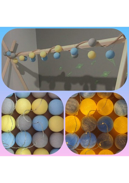 3 Metre 20'li Işık Topu
