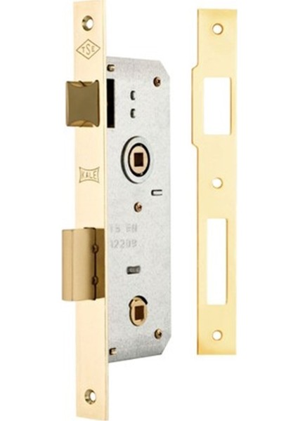 Kale 169/R Banyo-Tuvalet Kapı Kilidi 40 mm Rozetli Nikel Oval