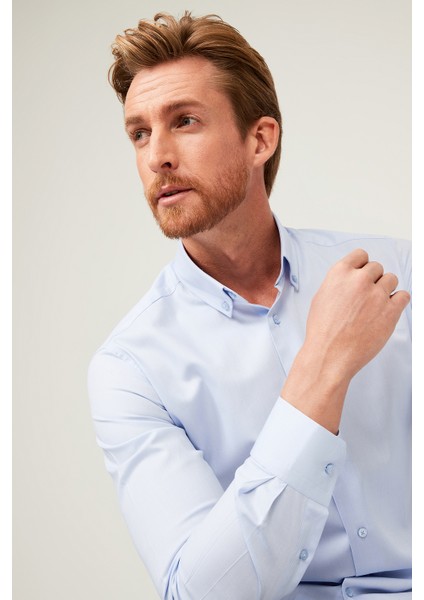 Yd Uzun Kol Slim Fit Gömlek fırsatları