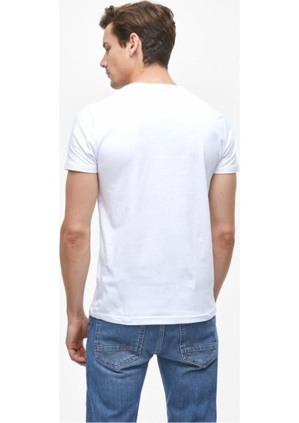 Erkek Erkek Beyaz Falgon T-shirt fırsatları