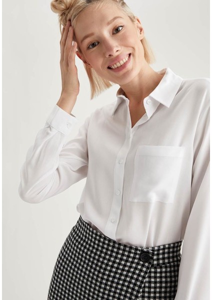 Basic Dokuma Gömlek N2518AZNS