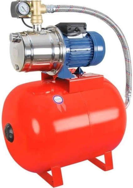 Sminoxh 1,5 Hp Hidrofor 50 lt Yatık Tanklı