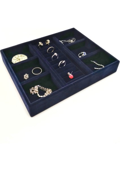 Takı ve Aksesuar Standı- Düzenleyici Tabla-Parlament Mavisi