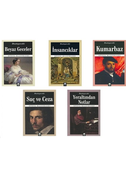 Dünya Klasikleri Dostoyevski 5 Kitap Set