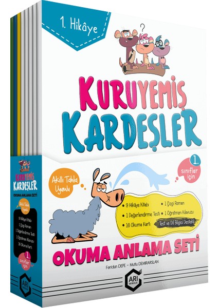 Fındık ile Fıstık ve Kuruyemiş Kardeşler 2'li Hikaye Seti