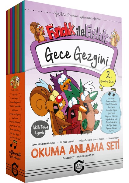 Fındık ile Fıstık ve Kuruyemiş Kardeşler 2'li Hikaye Seti