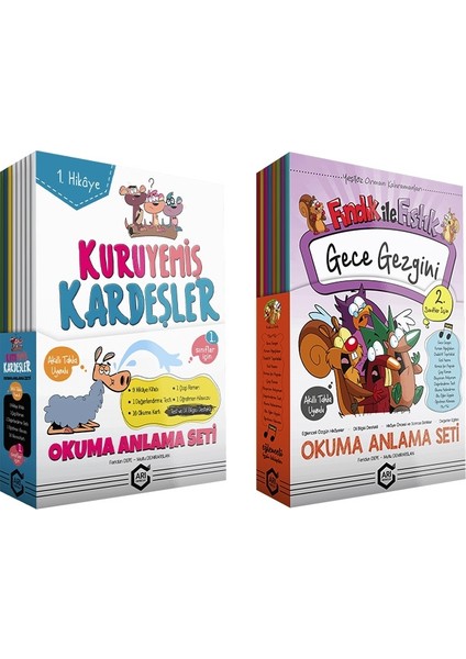 Fındık ile Fıstık ve Kuruyemiş Kardeşler 2'li Hikaye Seti