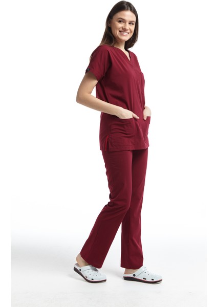 Ultralycra V Yaka Yarasa Kol Hemşire Doktor Forma Takımı fiyatları