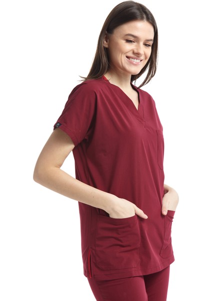 Ultralycra V Yaka Yarasa Kol Hemşire Doktor Forma Takımı fırsatları