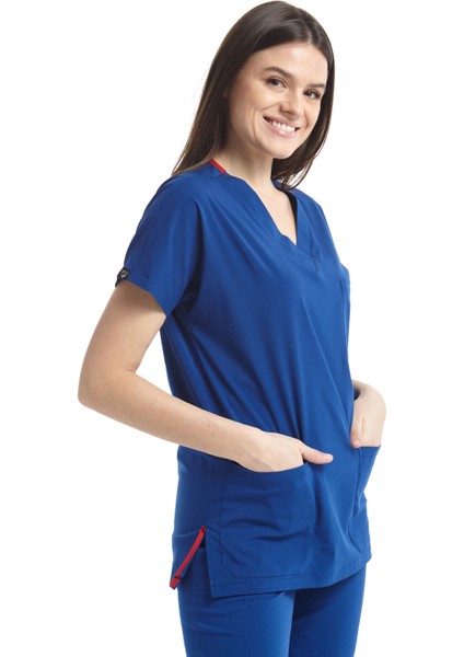 Ultralycra V Yaka Yarasa Kol Hemşire Doktor Forma Takımı indirimleri