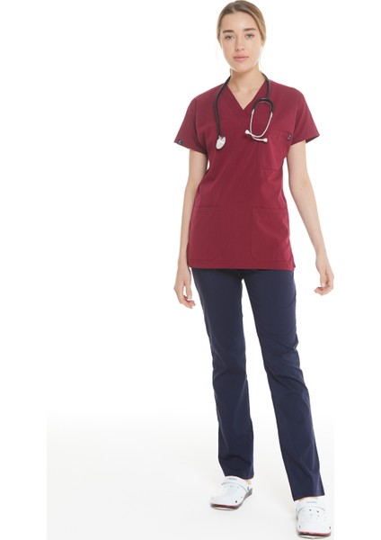 Ultralycra V Yaka Yarasa Kol Hemşire Doktor Forma Takımı fırsatları