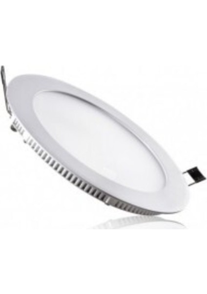 Inoled 12 W Sıva Altı Yuvarlak LED Panel Armatür 6500 K - Beyaz Kasa