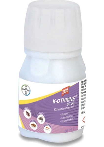 K-Othrine Sc 50 Genel Haşere Kovucu 50 ml