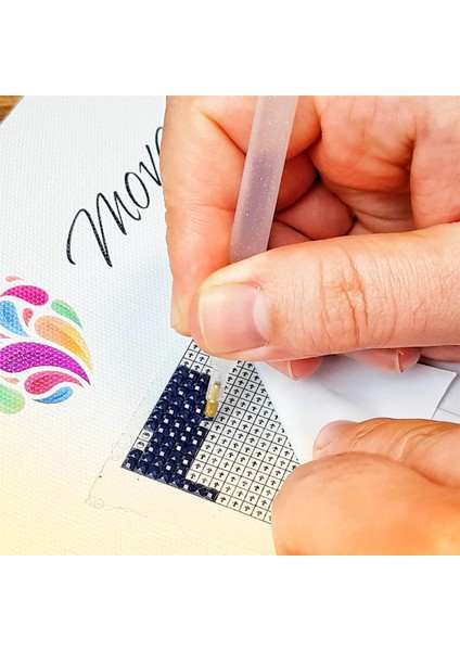 Şehrin Manzarasında Bir Kadın | Elmas Mozaik Tablo | Mozaik Puzzle | 40x60 | E20201958M indirimleri