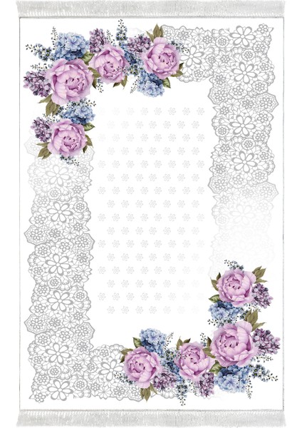 Saray Saçaklı Dijital Halı Mumtaz Mürdüm fiyatları