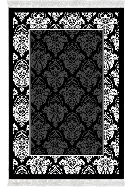 Saray Saçaklı Dijital Halı Meryem Si̇yah fiyatları