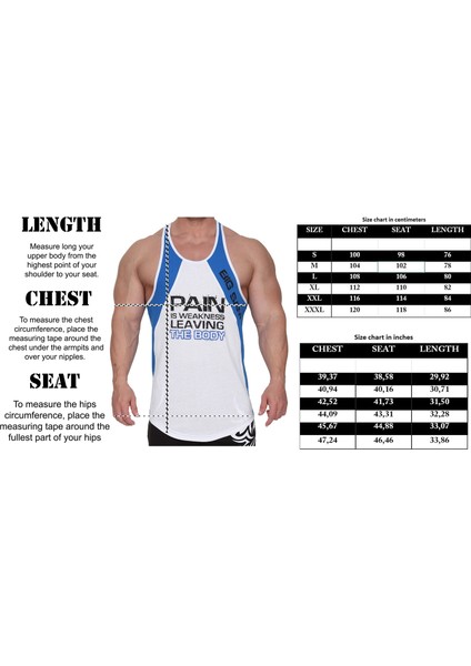 Oversize Fitness Spor Atlet Tank Top Big Sam 2291