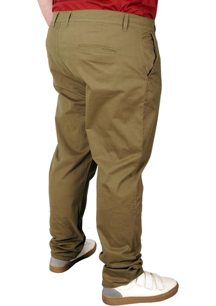 Büyük Beden Erkek Pantolon Keten 20850 Haki fiyatları