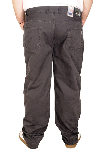 Büyük Beden Erkek Keten Pantolon 5 Cep 21003 Antrasit fiyatları