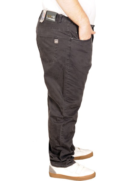 Büyük Beden Erkek Keten Pantolon 5 Cep 21003 Antrasit fırsatları