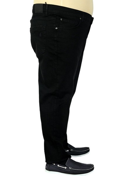 Büyük Beden Erkek Pantolon Kot Classic 19719 Siyah modelleri