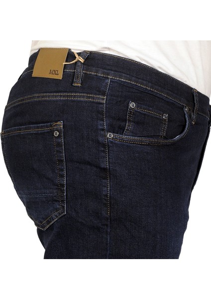 Büyük Beden Erkek Pantolon Kot Classics 19702 Lacivert
