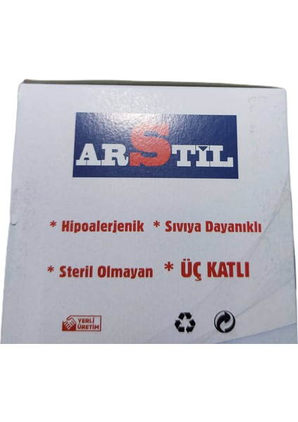 3 Katlı Cerrahi Medikal Maske 50 Adet Siyah fiyatları