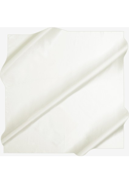 90X90 7747758 Aker Düz Taşlanmış İpek Krep Saten