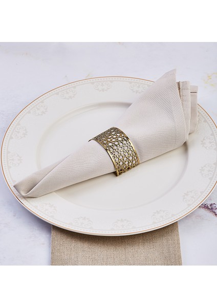 Selçuklu 6lı Altın Küçük Peçete Yüzüğü Seti