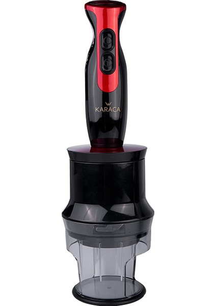 4 in 1 Black Red Blendfit Blender Set