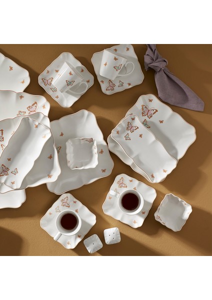 Vanity 32 Parça 6 Kişilik Kahvaltı Takımı Kare