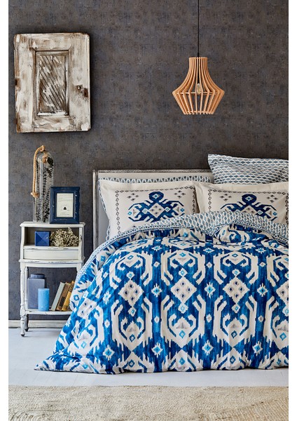 Neos Mavi Çift Kişilik Nevresim Takımı modelleri