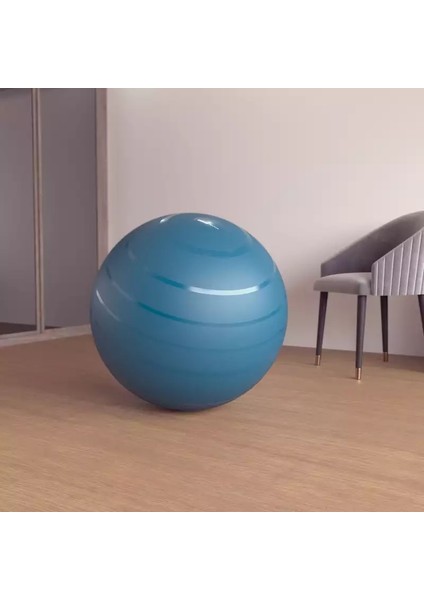 Turkuaz L Boy 75 cm Pilates Topu