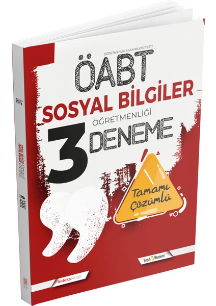 Tercih Akademi ÖABT Sosyal Bilgiler Öğretmenliği 3 Deneme