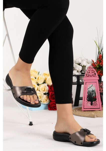 6500 Minelli Orto Pedik Bayan Terlik Ayakkabı modelleri